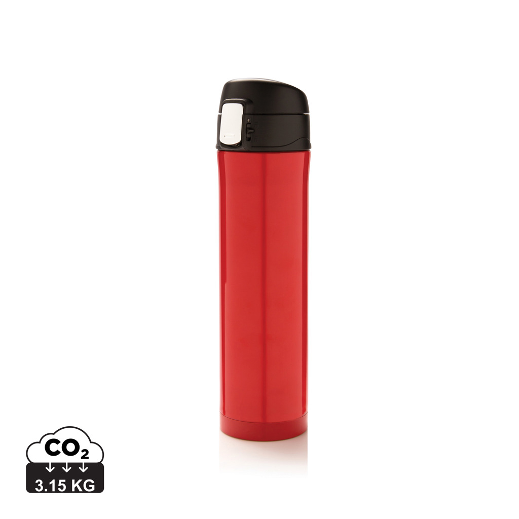 Bouteille personnalisée isotherme 450 ml Rouge / Noir
